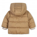 Plain hooded parka BOSS for BOY