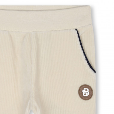 Pantalón de chándal terciopelo BOSS para NIÑO