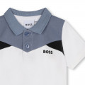 Polo con bloques de colores BOSS para NIÑO