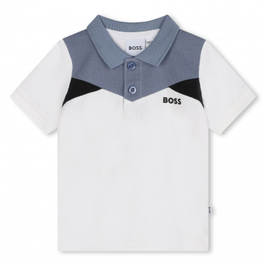 Colour block polo shirt BOSS for BOY