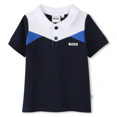 Polo con bloques de colores BOSS para NIÑO