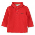 Cotton piqué polo BOSS for BOY