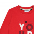 Printed round-neck sweatshirt BOSS for BOY