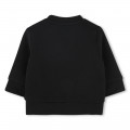 Round-neck fleece sweatshirt BOSS for BOY