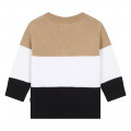 Striped cotton jumper BOSS for BOY