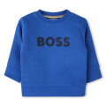 Sweat-shirt en molleton BOSS pour GARCON