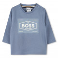 Katoenen T-shirt met print BOSS Voor