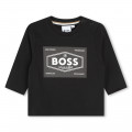 T-shirt in cotone con stampa BOSS Per RAGAZZO