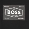 Katoenen T-shirt met print BOSS Voor