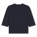 T-shirt in cotone multilogo BOSS Per RAGAZZO