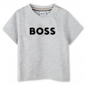 Cotton logo T-shirt BOSS for BOY