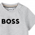 Cotton logo T-shirt BOSS for BOY