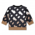 Tricoloured printed sweatshirt BOSS for BOY