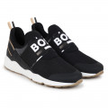 Multi-material trainers BOSS for BOY
