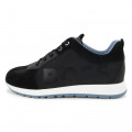 Lace-up trainers with leather BOSS for BOY