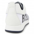 Sneakers stringate misto pelle BOSS Per RAGAZZO