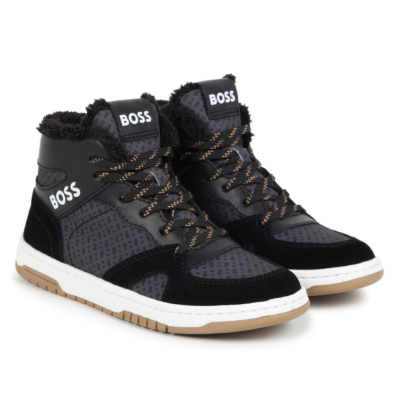 Boys boss trainers on sale
