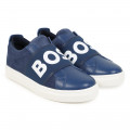 Leren sneakers met elastiek BOSS Voor