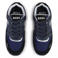 Sneakers stringate misto pelle BOSS Per RAGAZZO