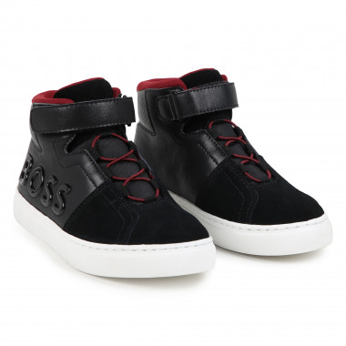 Sneakers con lacci e velcro BOSS Per RAGAZZO