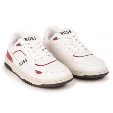 Sneakers stringate in pelle BOSS Per RAGAZZO