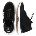 Bi-material lace-up trainers BOSS for BOY