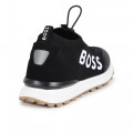 Bi-material lace-up trainers BOSS for BOY