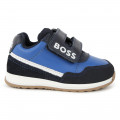 Baskets scratchées en cuir BOSS pour GARCON