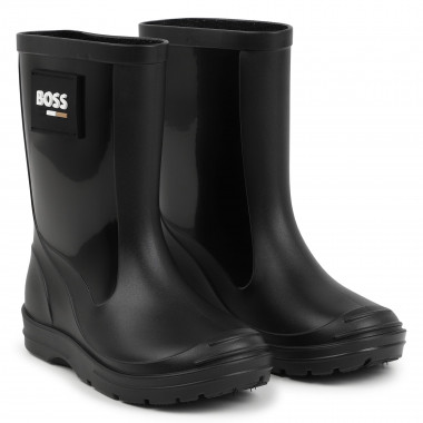 Bi-textured rain boots BOSS for BOY