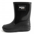 Bi-textured rain boots BOSS for BOY