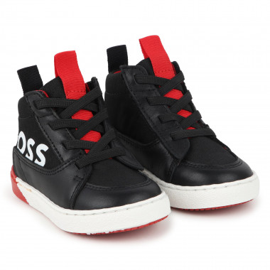 Hook-and-loop lace-up trainers BOSS for BOY