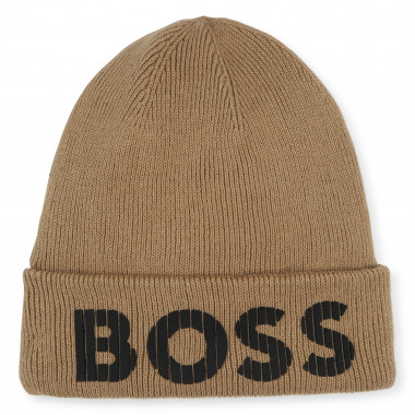 Beanie with fold-up cuff BOSS for BOY