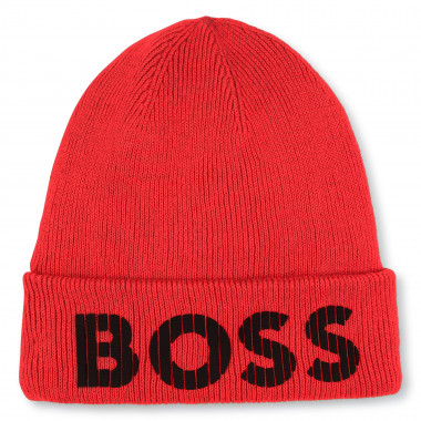 Gorro con vuelta BOSS para NIÑO