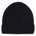 Knitted beanie with cuff BOSS for BOY