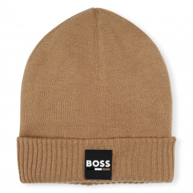 Gorro de punto con vuelta BOSS para NIÑO