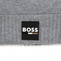 Knitted fold-up beanie BOSS for BOY