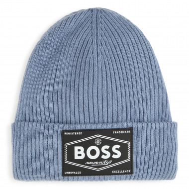 Bonnet en tricot doublé BOSS pour GARCON