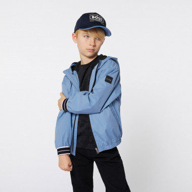 Baseball cap with badge BOSS for BOY