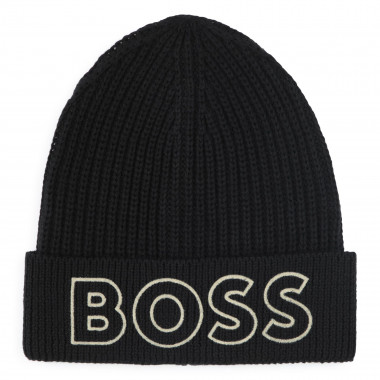 Snug cotton beanie BOSS for BOY