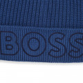 Snug cotton beanie BOSS for BOY