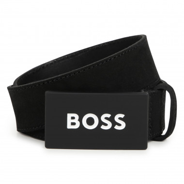 Leather belt BOSS for BOY