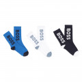 Set aus 3 Paar Socken BOSS Für JUNGE