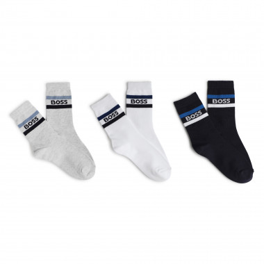 Pack de 3 pares de calcetines BOSS para NIÑO