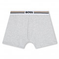 Two-pack of cotton boxers BOSS for BOY