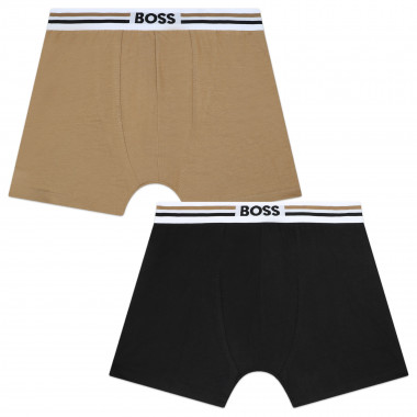 Two-pack of cotton boxers BOSS for BOY