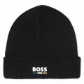 Gorro de punto con vuelta BOSS para NIÑO