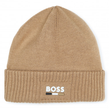 Gorro de punto con vuelta BOSS para NIÑO