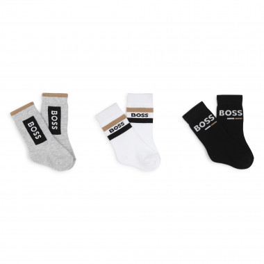 Pack de 3 pares de calcetines BOSS para NIÑO