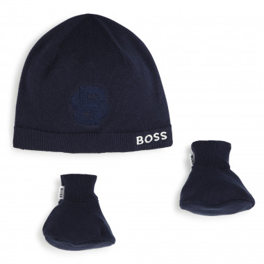 Conjunto gorro y patucos BOSS para UNISEXO