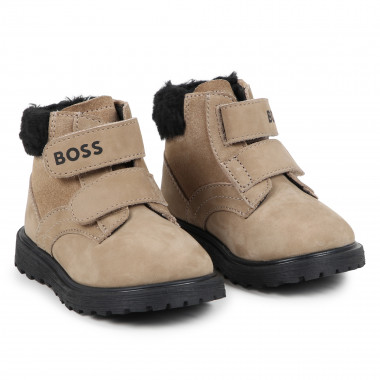 Leather ankle boots BOSS for BOY